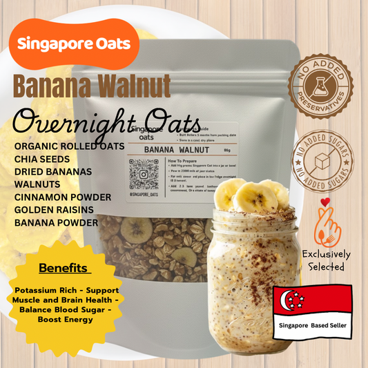 Overnight Oats - Banana Walnut - 80g