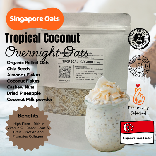 Overnight Oats - Tropical Coconut - 80g