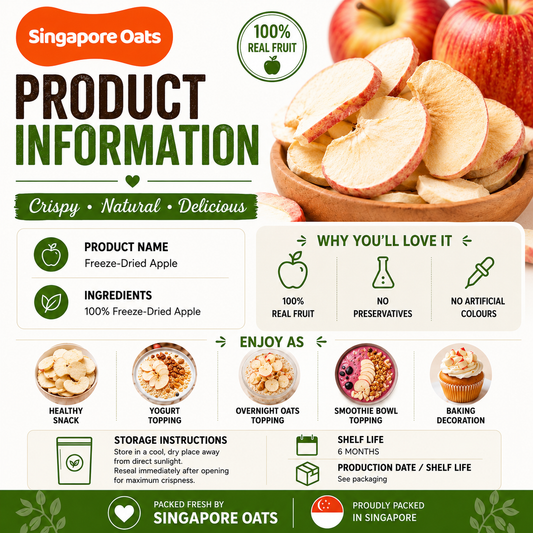 Freeze-Dried Premium Apple Slice - Healthy Snacks