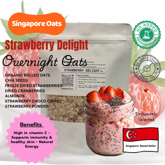 Overnight Oats - Strawberry Delight - 80g