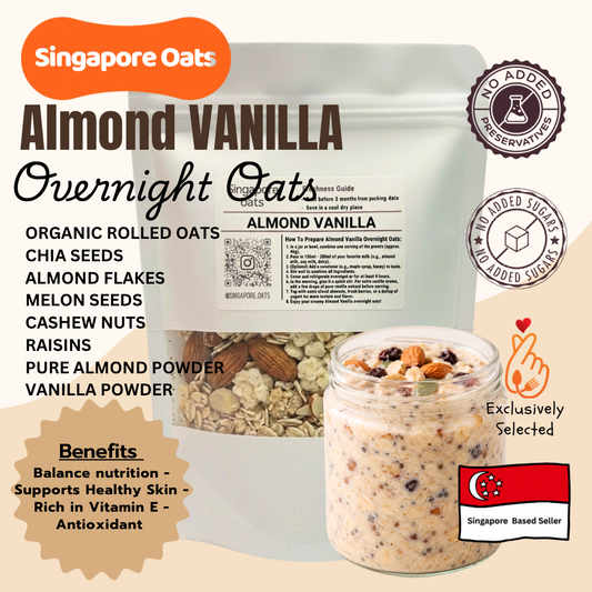 Overnight Oats - Almond Vanilla - 80g