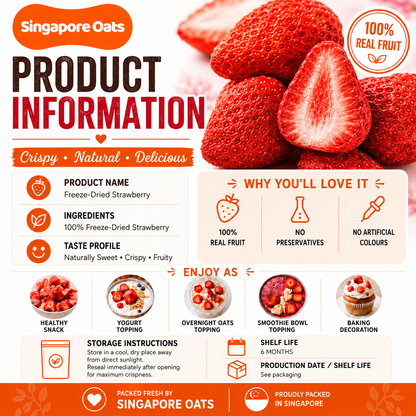Freeze-Dried Strawberry Whole - Healthy Snacks