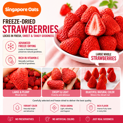 Freeze-Dried Strawberry Whole - Healthy Snacks