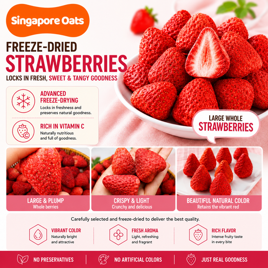 Freeze-Dried Strawberry Whole - Healthy Snacks