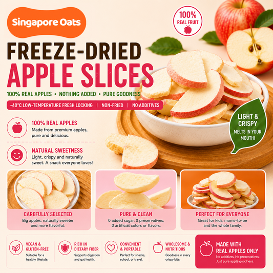 Freeze-Dried Premium Apple Slice - Healthy Snacks