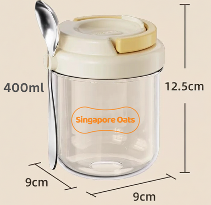 [SINGAPORE OATS] Oats Jar - 400ml