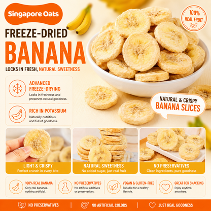 Freeze-Dried Premium Banana Slice - Healthy Snacks