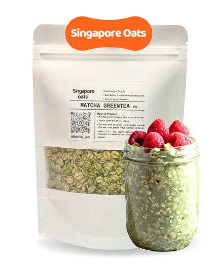 Overnight Oats - Matcha Greentea - 80g