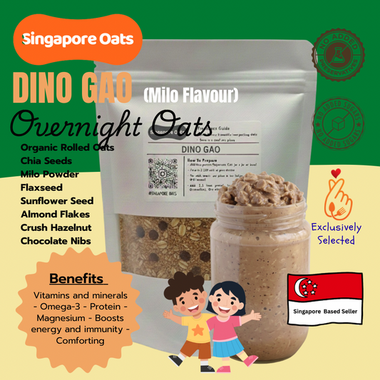 Overnight Oats - Dino Gao (Milo Flavour) - 80g