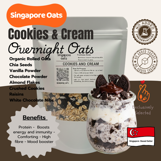 Overnight Oats - Cookies & Cream - 80g