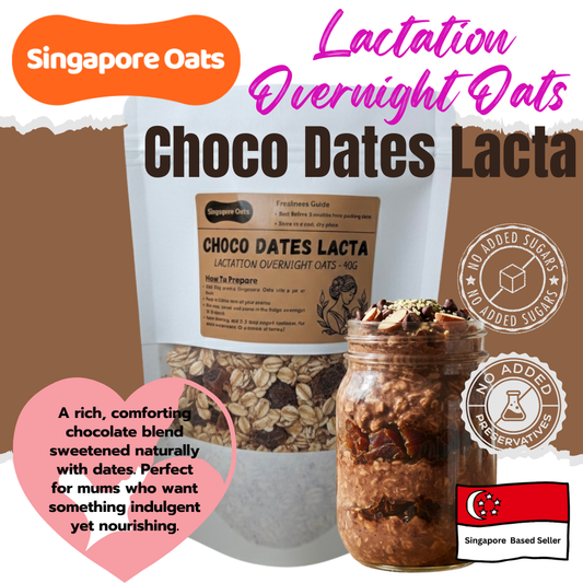 Lactation Overnight Oats -  Choco Dates Lacta - 90g
