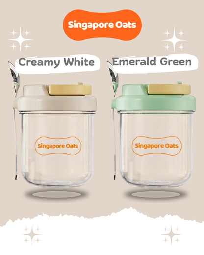 [SINGAPORE OATS] Oats Jar - 400ml