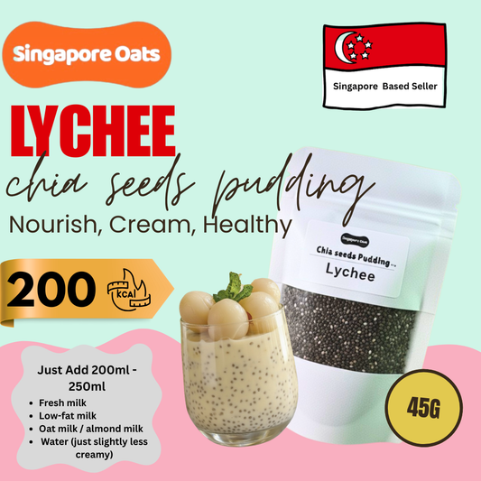 Chia Seeds Pudding -  Lychee - 45g