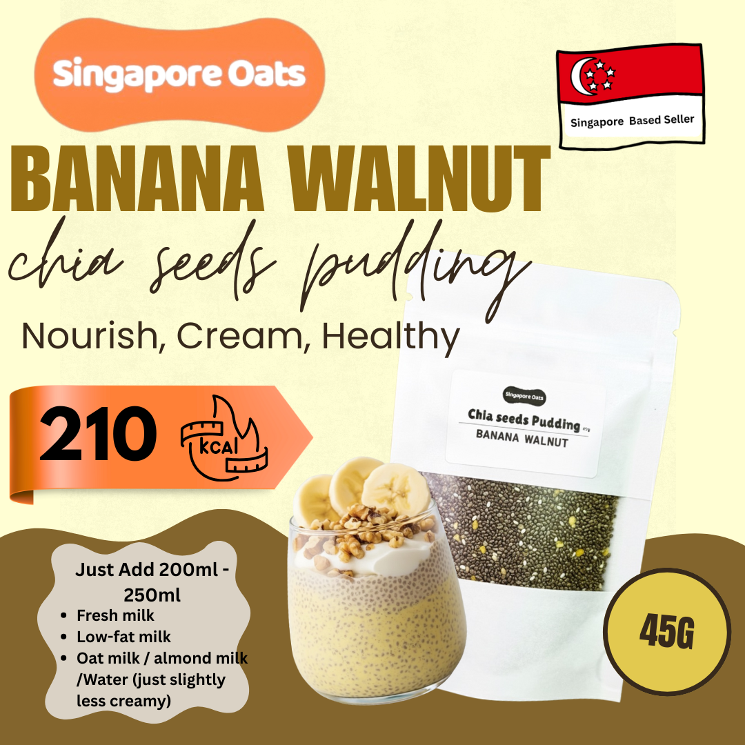 Chia Seeds Pudding - Banana Walnuts - 45g